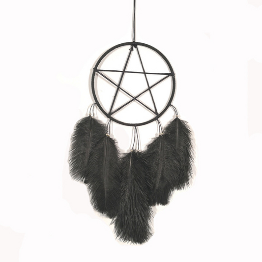 Pentegram Design Dream Catcher Lights Hanging