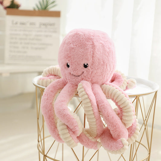 Lovely Simulation Octopus Pendant Plush Stuffed Toy Soft Animal Home Accessories Cute Doll Children Gifts