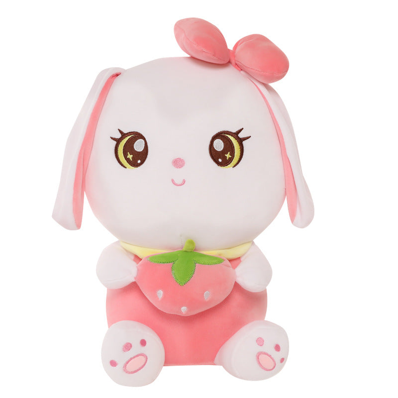 Strawberry Rabbit Doll Plush Toy For Children