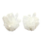 Natural White Crystal Cluster Degaussing Purification Crafts Rough Stone Ore Specimen Home Office Decoration